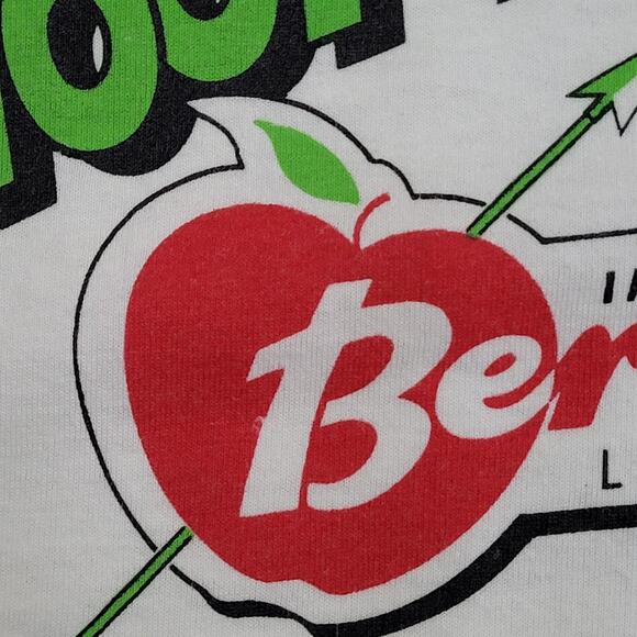 Vintage Shoot The Berentzen Apple Liqueur Shirt M/L 21x27 USA Made - Picture 4 of 12